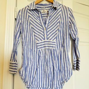 Vineyard Vines Blue and White Striped Tunic